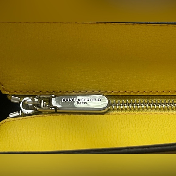 KARL LAGERFELD Nouveau Tote/Crossbody - Yellow - NWT - Picture 5 of 13